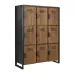 Шкаф для хранения в стиле Loft NS-2235 1630x1200x400 мм Черный