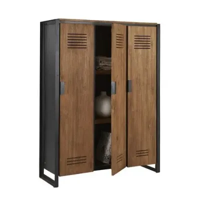 Шафа для зберігання в стилі Loft NS-2236 1630x1200x400 мм Черный Шафа для зберігання в стилі Loft NS-2236 1630x1200x400 мм Черный