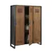 Шафа для зберігання в стилі Loft NS-2236 1630x1200x400 мм Черный Шафа для зберігання в стилі Loft NS-2236 1630x1200x400 мм Черный