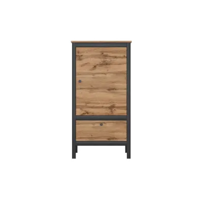Шкаф для хранения в стиле Loft NS-2245 1230x600x400 мм Черный