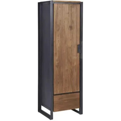 Шкаф для хранения в стиле Loft NS-2246 1630x500x400 мм Черный