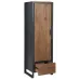 Шкаф для хранения в стиле Loft NS-2246 1630x500x400 мм Черный