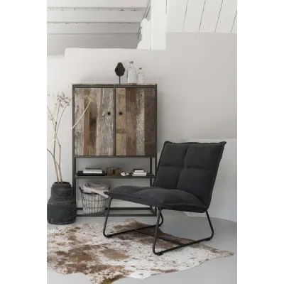 Шафа для зберігання в стилі Loft NS-2247 1430x900x350 мм Черный Шафа для зберігання в стилі Loft NS-2247 1430x900x350 мм Черный