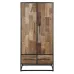 Шкаф для хранения в стиле Loft NS-2248 1630x800x400 мм Черный Шкаф для хранения в стиле Loft NS-2248 1630x800x400 мм Черный