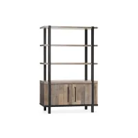 Шафа для зберігання в стилі Loft NS-2250 2030x1300x400 мм Черный Шафа для зберігання в стилі Loft NS-2250 2030x1300x400 мм Черный