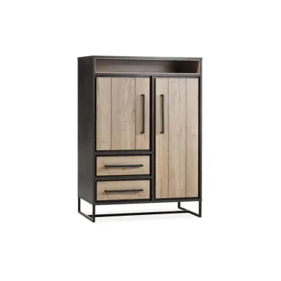 Шкаф для хранения в стиле Loft NS-2251 1430x1000x500 мм Черный