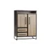 Шкаф для хранения в стиле Loft NS-2251 1430x1000x500 мм Черный
