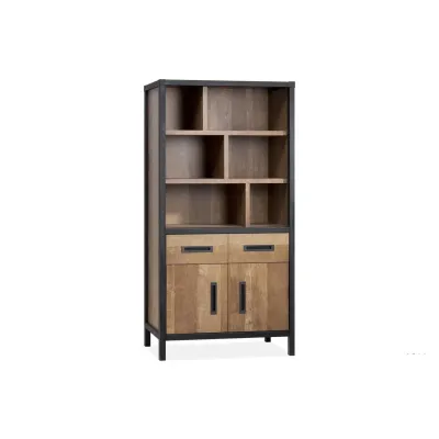 Шафа для зберігання в стилі Loft NS-2252 2000x970x500 мм Черный