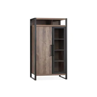 Шкаф для хранения в стиле Loft NS-2253 1830x1050x450 мм Черный Шкаф для хранения в стиле Loft NS-2253 1830x1050x450 мм Черный