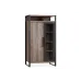 Шкаф для хранения в стиле Loft NS-2253 1830x1050x450 мм Черный