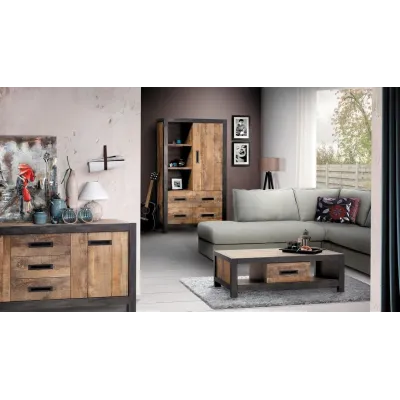 Шафа для зберігання в стилі Loft NS-2255 1830x1100x480 мм Черный Шафа для зберігання в стилі Loft NS-2255 1830x1100x480 мм Черный