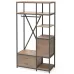 Шафа для зберігання в стилі Loft NS-2256 2550x1330x600 мм Черный Шафа для зберігання в стилі Loft NS-2256 2550x1330x600 мм Черный