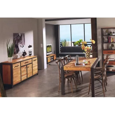Комод Loft NS-240 830x1600x500 мм Черный
