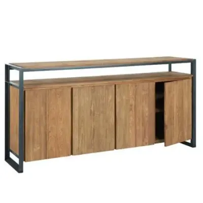 Комод Loft NS-261 930x2000x400 мм Черный