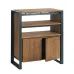 Комод Loft NS-265 930x750x400 мм Черный