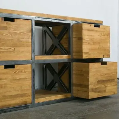 Комод Loft NS-267 1030x1500x450 мм Черный