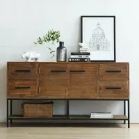 Комод Loft NS-273 980x1200x450 мм Черный