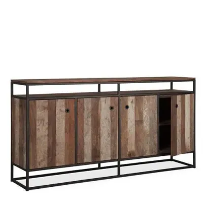 Комод Loft NS-282 800x1400x400 мм Чорний Комод Loft NS-282 800x1400x400 мм Чорний