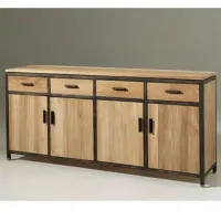 Комод Loft NS-285 830x1600x450 мм Черный Комод Loft NS-285 830x1600x450 мм Черный