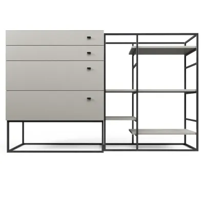 Комод Loft NS-292 1830x1200x350 мм Черный