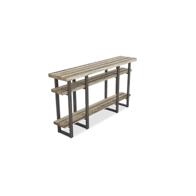 Консоль для дому в стилі Loft NS-337 830x900x200 мм Черный