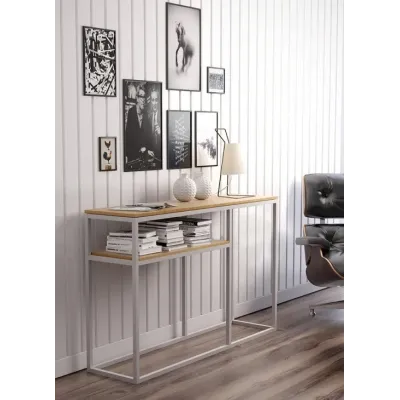 Консоль для дома в стиле Loft NS-339 950x1500x370 мм Черный Консоль для дома в стиле Loft NS-339 950x1500x370 мм Черный