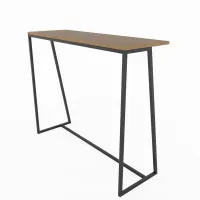 Консоль для дома в стиле Loft NS-350 1130x1000x350 мм Черный