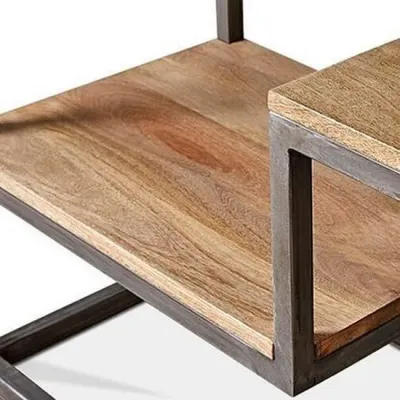 Консоль для дома в стиле Loft NS-363 830x1600x400 мм Черный Консоль для дома в стиле Loft NS-363 830x1600x400 мм Черный