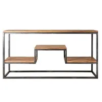 Консоль для дому в стилі Loft NS-363 830x1600x400 мм Черный Консоль для дому в стилі Loft NS-363 830x1600x400 мм Черный