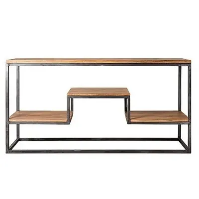 Консоль для дому в стилі Loft NS-363 830x1600x400 мм Черный Консоль для дому в стилі Loft NS-363 830x1600x400 мм Черный