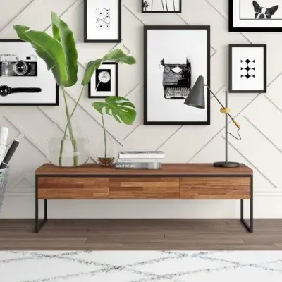 Консоль для дому в стилі Loft NS-374 680x1200x300 мм Черный Консоль для дому в стилі Loft NS-374 680x1200x300 мм Черный