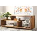 Консоль для дома в стиле Loft NS-381 630x1500x350 мм Коричневый