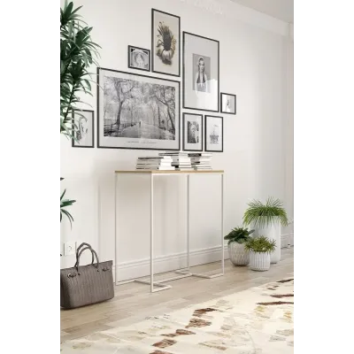 Консоль для дома в стиле Loft NS-392 930x900x400 мм Черный