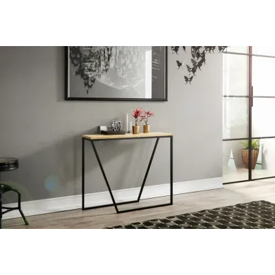 Консоль для дома в стиле Loft NS-403 860x1000x300 мм Черный Консоль для дома в стиле Loft NS-403 860x1000x300 мм Черный