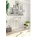 Консоль для дома в стиле Loft NS-404 830x1100x300 мм Белый