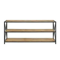 Консоль для дому в стилі Loft NS-422 680x1200x250 мм Черный