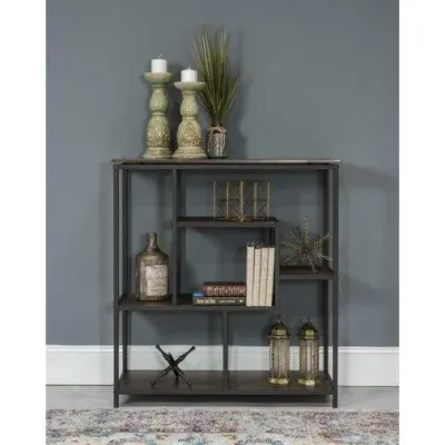 Консоль для дома в стиле Loft NS-425 930x400x300 мм Черный
