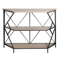 Консоль для дома в стиле Loft NS-431 750x800x300 мм Черный