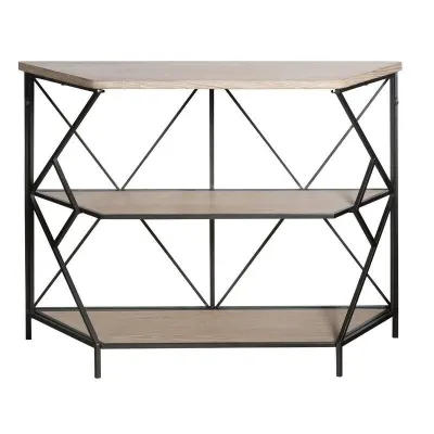 Консоль для дома в стиле Loft NS-431 750x800x300 мм Черный