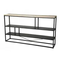 Консоль для дому в стилі Loft NS-438 1030x1200x200 мм Черный