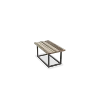 Кофейный журнальный столик в стиле Loft NS-469 430x800x450 мм Черный