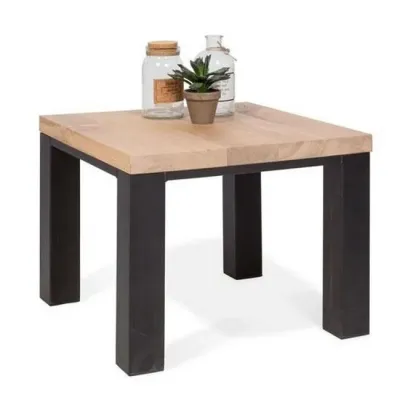 Кавовий журнальний столик у стилі Loft NS-490 480x600x600 мм Черный