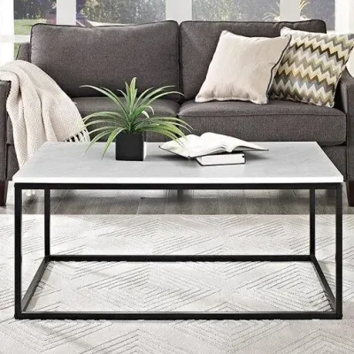 Кофейный журнальный столик в стиле Loft NS-560 430x900x450 мм Черный