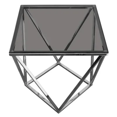 Кавовий журнальний столик у стилі Loft NS-583 530x520x520 мм Черный