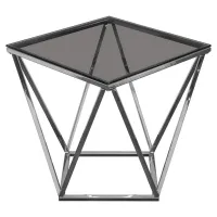 Кофейный журнальный столик в стиле Loft NS-583 530x520x520 мм Черный