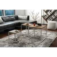 Кофейный журнальный столик в стиле Loft NS-613 480x600x600 мм Белый