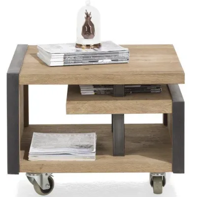 Кофейный журнальный столик в стиле Loft NS-629 530x600x500 мм Черный Кофейный журнальный столик в стиле Loft NS-629 530x600x500 мм Черный