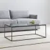 Кофейный журнальный столик в стиле Loft NS-690 480x1000x420 мм Черный Кофейный журнальный столик в стиле Loft NS-690 480x1000x420 мм Черный