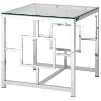 Кофейный журнальный столик в стиле Loft NS-718 580x550x550 мм Черный