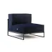 Крісло в стилі Loft NS-748 680x950x850 мм Черный